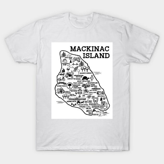 Mackinac Island T-Shirt by fiberandgloss